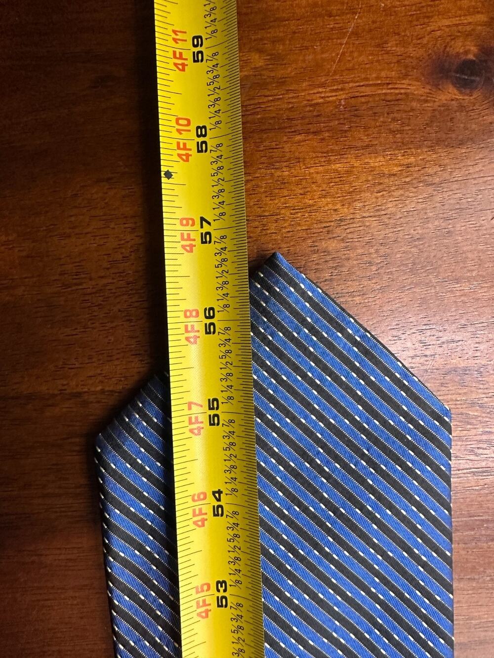 Robert Talbott Best of Class Nordstrom Silk Tie Blue Black Stripe USA NWT